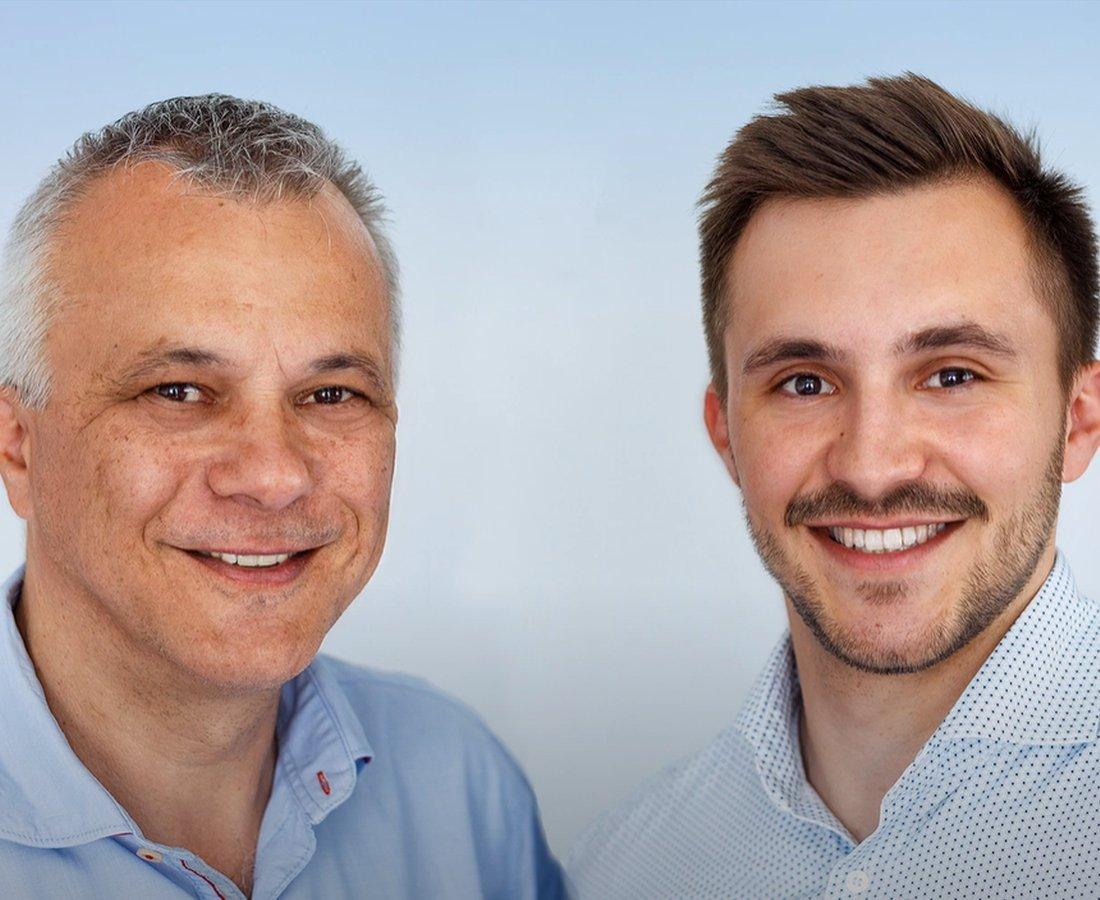 Unser Agenturinhaber Bernd mit Sohn Marius