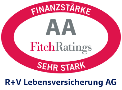 FitchRatings-Siegel: Finanzstärke "Sehr Stark" für die R+V Lebensversicherung AG.