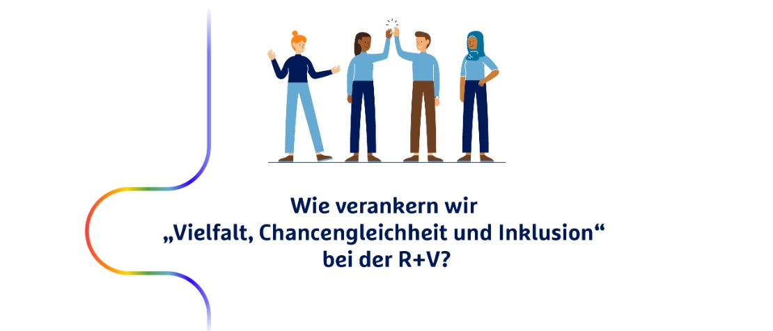 Wie verankern wir ,,Vielfalt, Chancengleichheit und Inklusion''' bei der R+V?