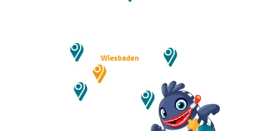 Die Grafik zeigt die Route des Sorgenfresser Familienfestes.