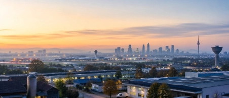 Skyline von Frankfurt KI Erstellt