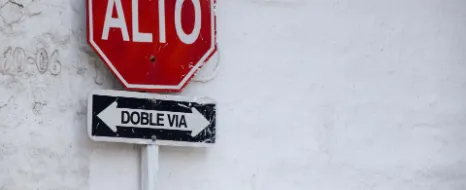 Spanische Verkehrszeichen