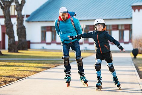 Sport mit der Familie: Inline-Skaten