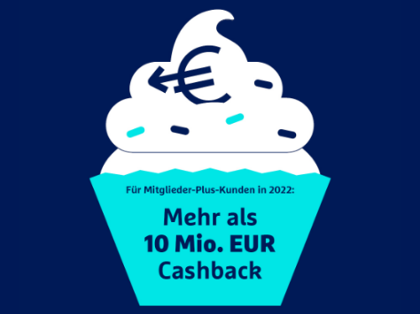 Für Mitglider Plus Kunden in 2022: Mehr als 10 Mio. EUR Cashback.
