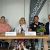 Pressekonferenz Rhine River Rhinos. Von links: Mirko Korder, Geschäftsführer Rhine River Rhinos, Inge Neudahm, Konzern-Kommunikation R+V Versicherung, Mojtaba Kamali, Spieler Rhine River Rhinos, Jens Hasselbächer, Vorstand Kunden & Vertrieb R+V Versicherung