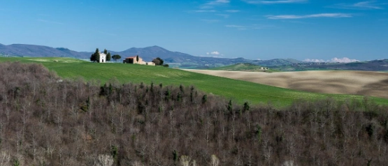 Toskana: Cappella di Vitaleta