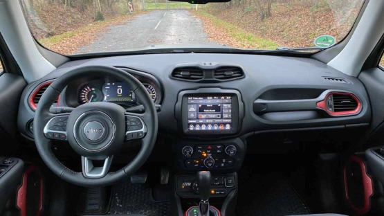Jeep Renegade Blick in den Innenraum