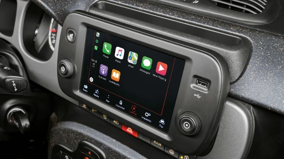 Blcik auf das Apple CarPlay 