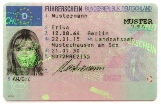 EU-Führerschein im Scheckkartenformat