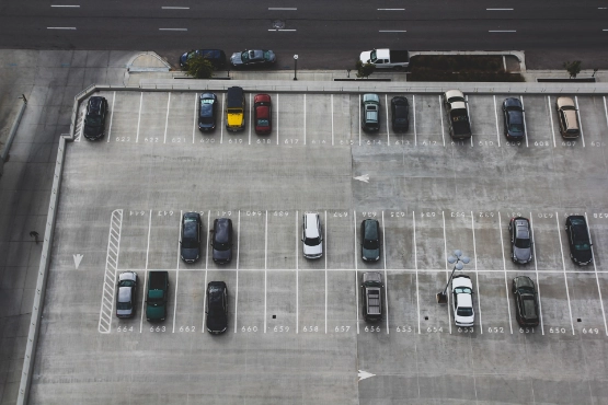 Parkplatz von oben