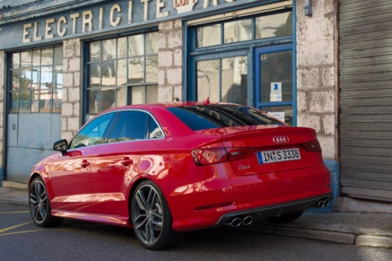Audi s3 Limousine Rückansicht