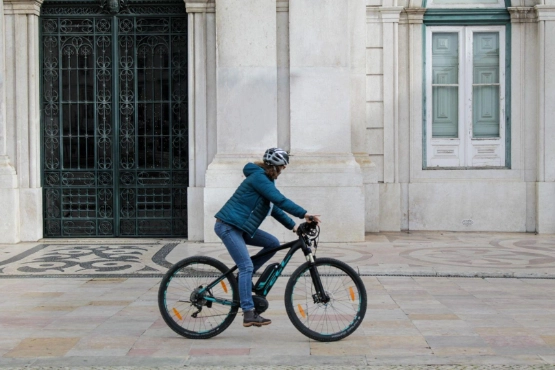 E-Bike in der Stadt