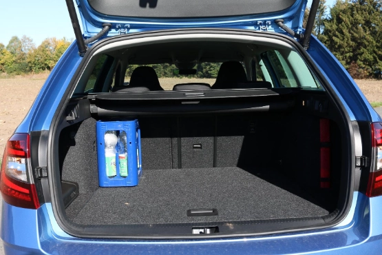Der Kofferraum vom Skoda Octavia Combi überzeugt!