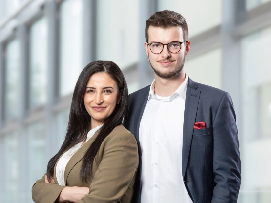 Unsere Agenturleitung Frau Yoldas und Herr Humbert