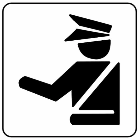 Verkehrsschild Italien Polizei