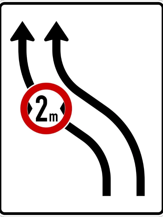 Baustellen_2m-Begrenzungsschild