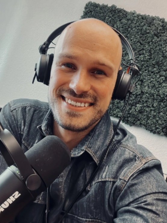 Stefan Ritter bei der Aufnahme des Podcasts