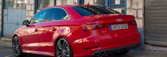 Audi s3 Limousine Rückansicht