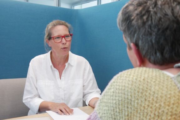 BEM-Beraterin im Mitarbeitergespräch