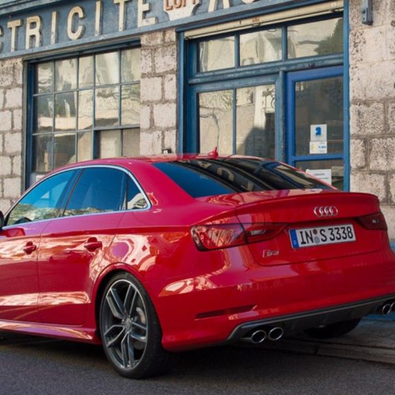 Audi s3 Limousine Rückansicht