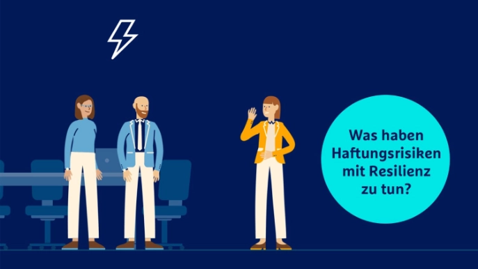 Videovorschaubild für das Youtubevideo zum Thema "Was haben Haftungsrisiken mit Resilienz zu tun?"