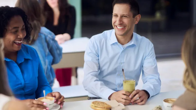 Pause in der Barista Bar