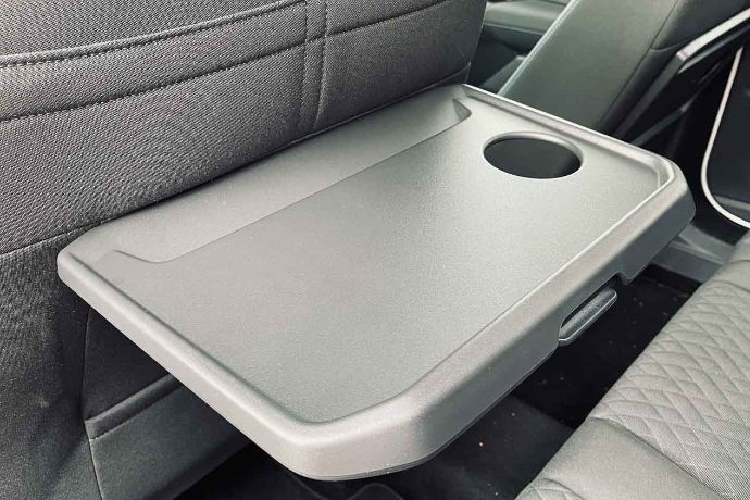 Das aufstellbare Tablett ist ideal f&uuml;r die Pause zwischendurch!<br/>