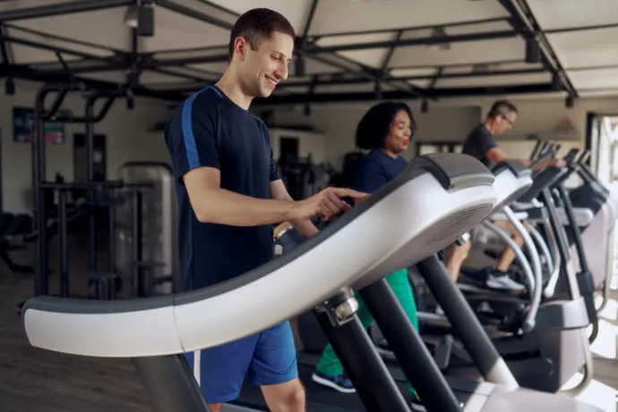 Workout im eigenen Fitnessstudio am R+V-Campus