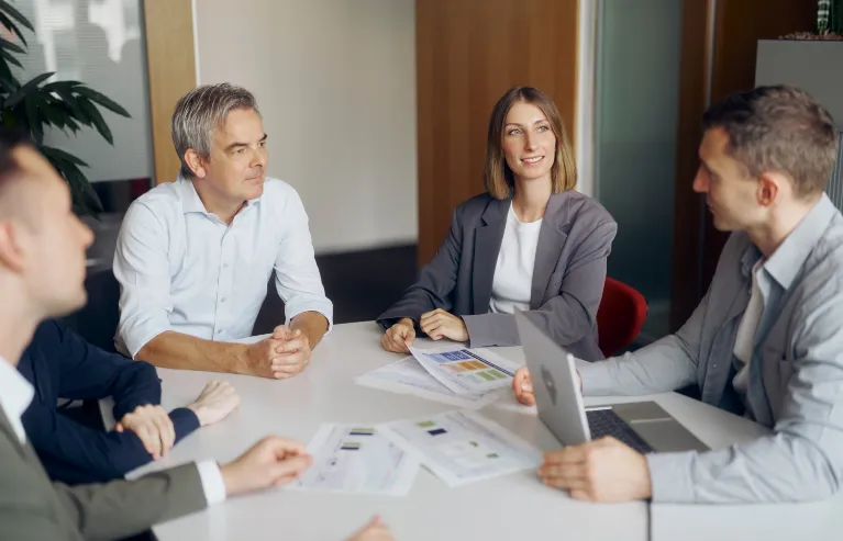 Zusammenarbeit am R+V-Campus