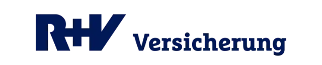 RHV Versicherung Logo mit dunkelblauem Text auf weißem Hintergrund