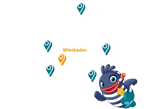 Die Grafik zeigt die Route des Sorgenfresser Familienfestes.