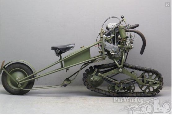 Moto-chenille Mercier 1937 Kettenmotorrad