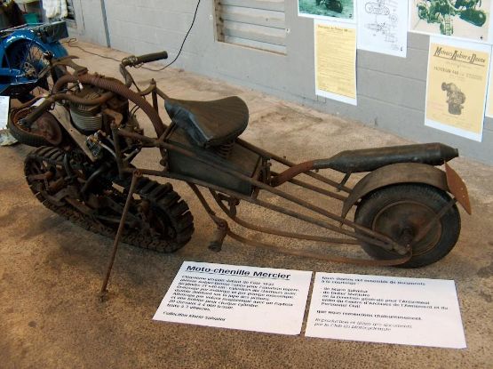 Moto-chenille Mercier 1939 Kettenmotorrad