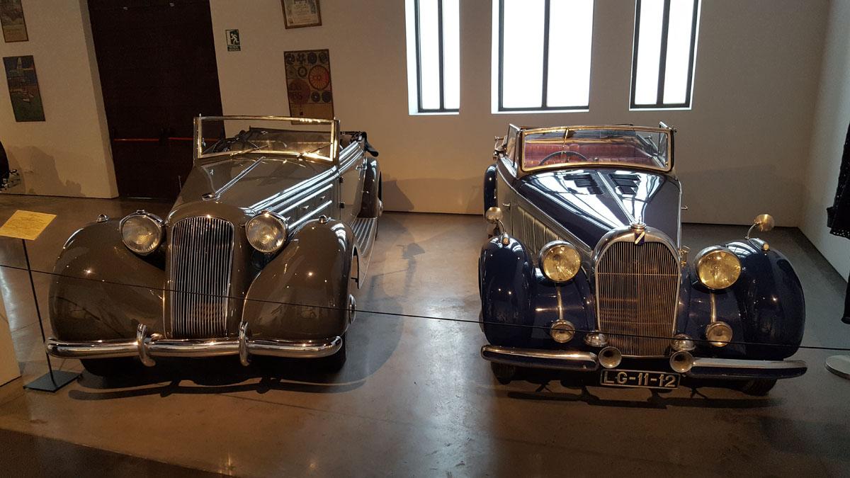 L-Lancia Dilambda 1934 und R-Talbot 1937