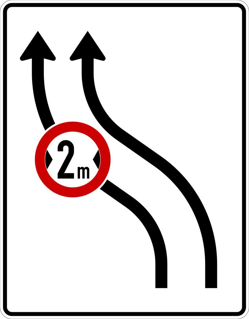 Baustellen_2m-Begrenzungsschild