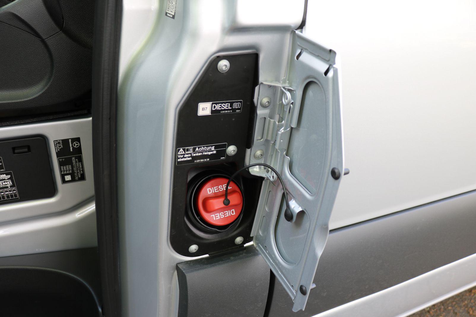 Den Diesel-Verbrauch vom Sprinter 319 CDI kann man sehr gut mit dem Gasfuß dosieren!