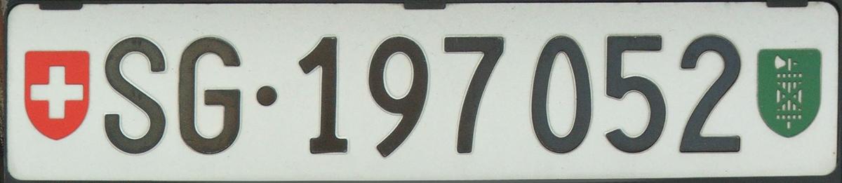 Kfz-Kennzeichen der Schweiz
