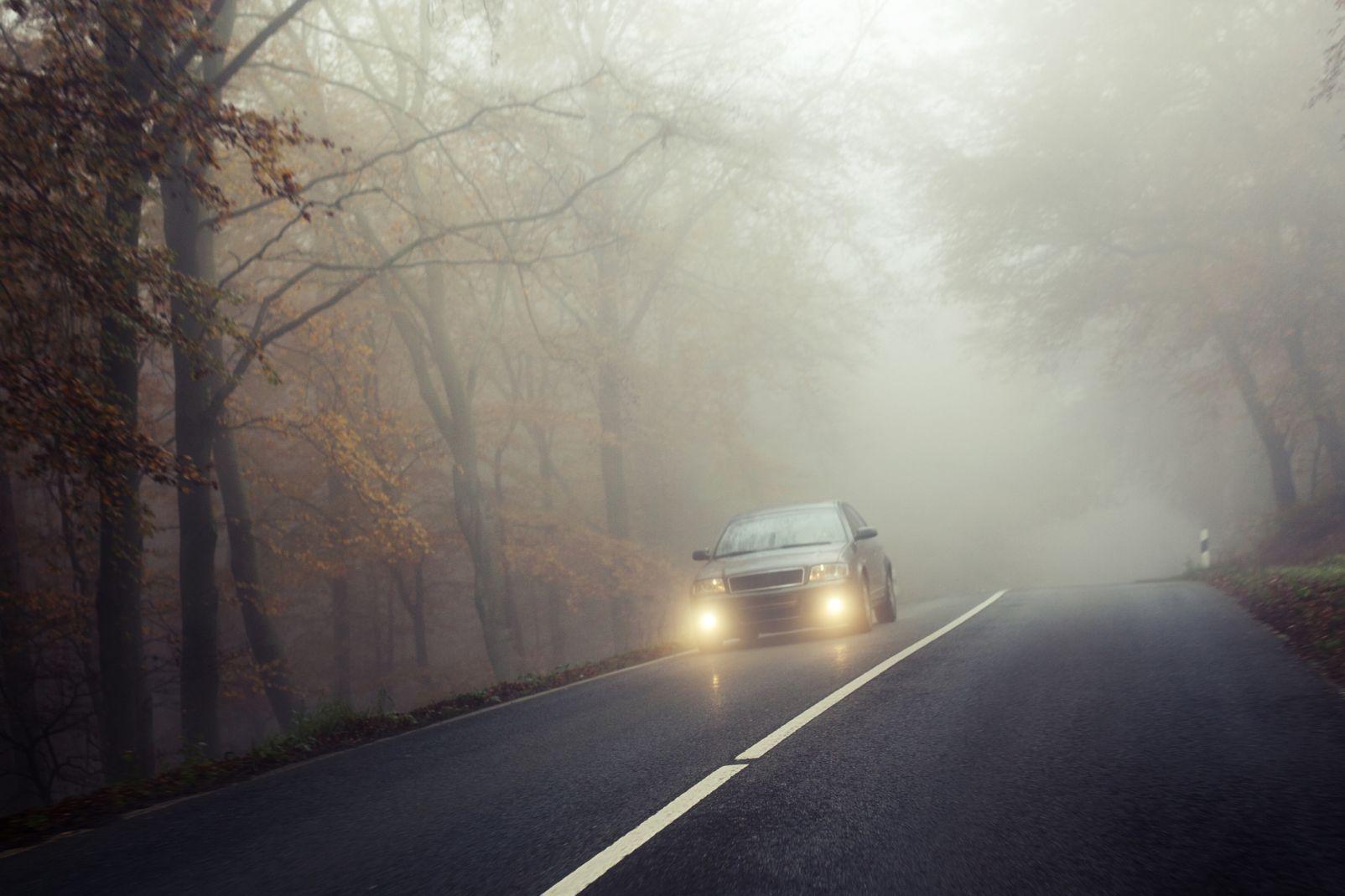 Auto Nebel Licht Rechte Seite Scheinwerfer Fahren Lampe Nebel