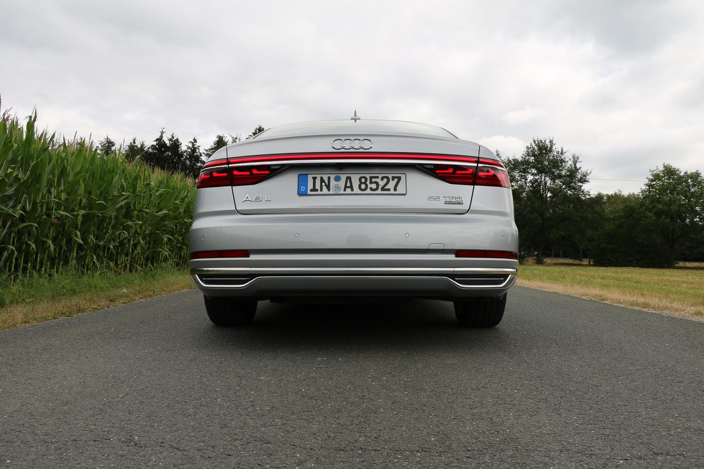 Audi A8 55 TFSI in der Langversion - hinterlässt einen guten Eindruck!