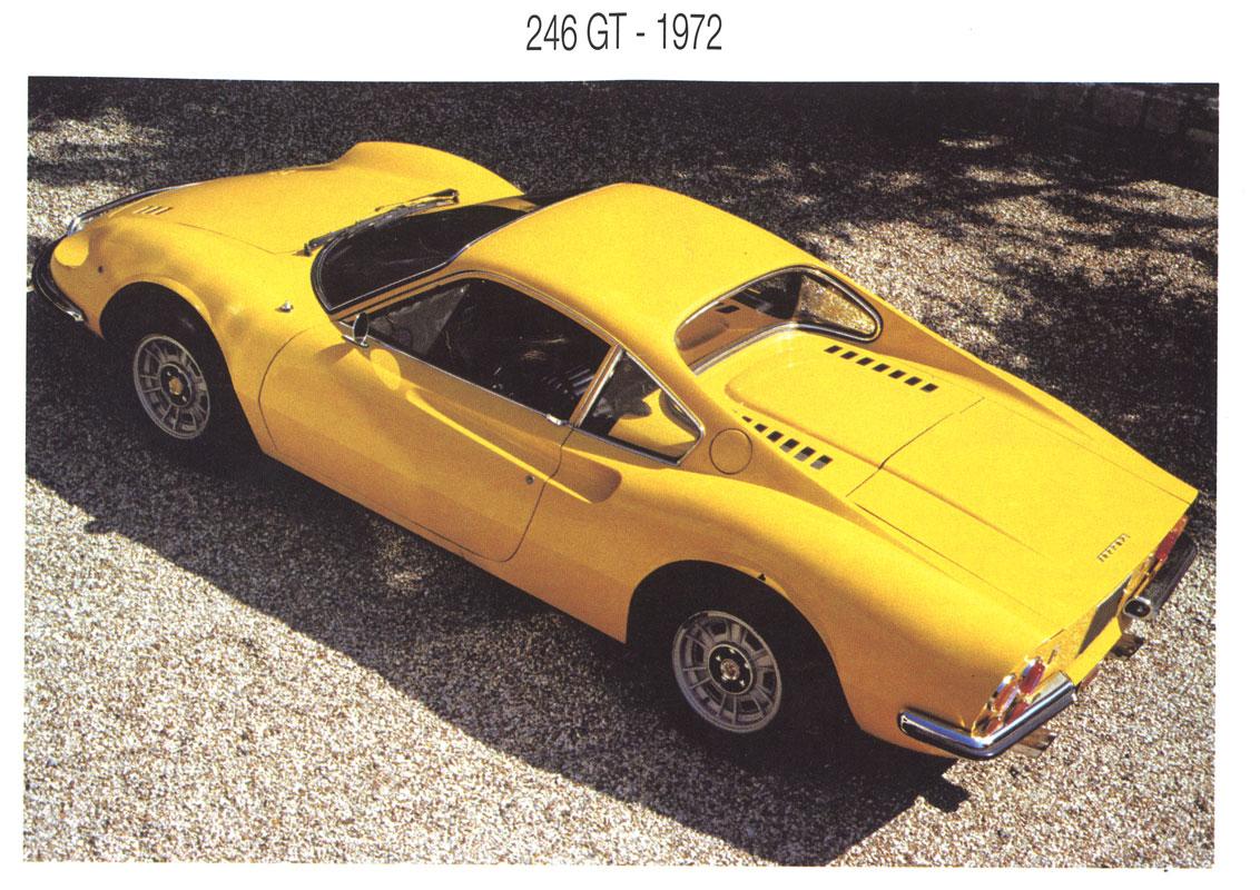 DINO 246 GT von 1972 (Foto von Jean-Michel Cérede, Versteigerungskatalog Poulain Le Fur, 09.04.1995)