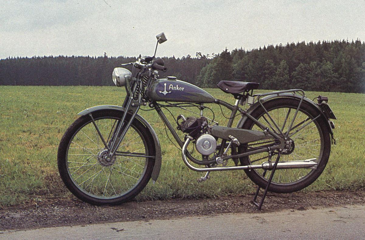 Anker, F&S 98, 1938 aus Motorräder von gestern, Verlag Walter Podszun, Brilon