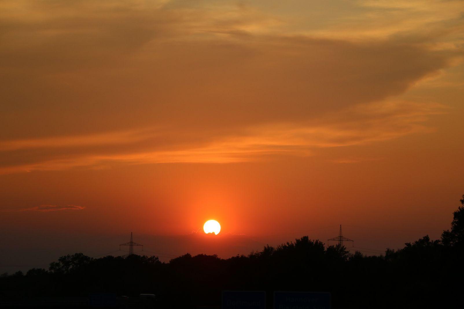 Sonnenuntergänge gehören zu den schönsten Vanlife Momenten!