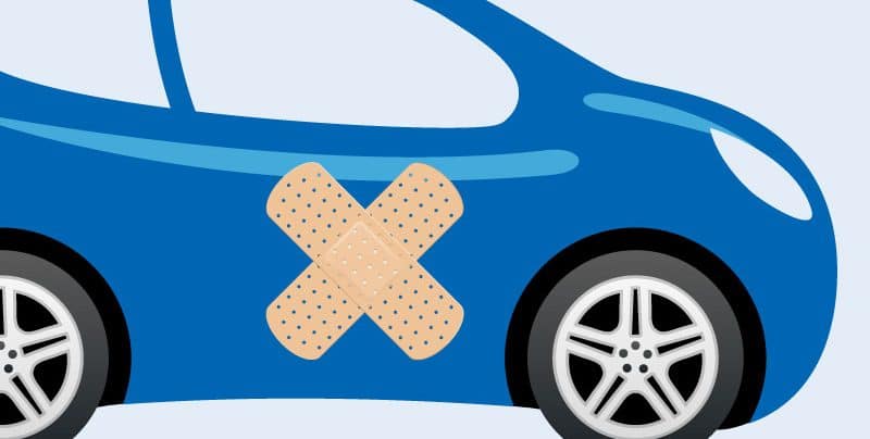 Eine Delle im Auto unkonventionell entfernen, Unfallschaden einfach  reparieren 